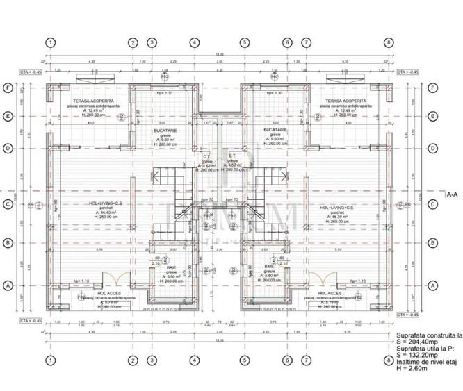 Duplex desparit prin camera tehnica - 140 mp utili - toate utilitatile - 3