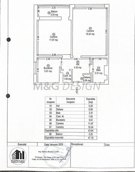 2 cam, zona Circumvalatiunii, decomandat, centrala - 18