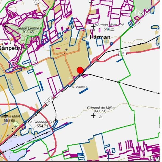 Teren intravilan de vanzare - Harman - 1000 mp - 3