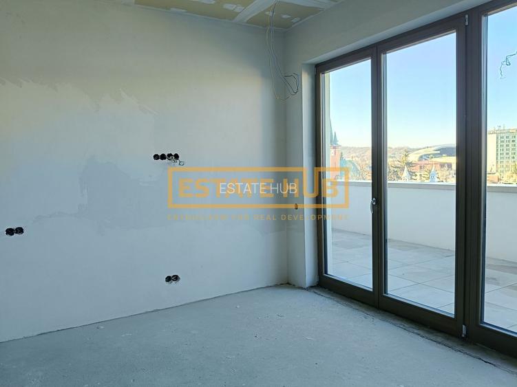 3 camere Clinicilor | terasa 30 mp| vedere spre Parcul Central | Comision 0% - 5