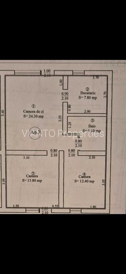 Apartament 3 camere decomandat | Curte proprie | 2 locuri parcare - 1