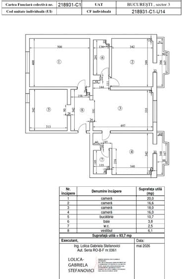 4 camere proprietar, 94mp, Mall Vitan, 1989, 2 bai, metrou Mihai Bravu - 8