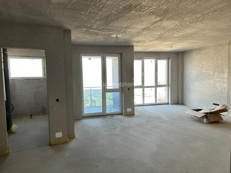 Apartament de 3 camere semifinisat, CF, 88,45 mp util, terasa 80 mp, zona Vivo - 3