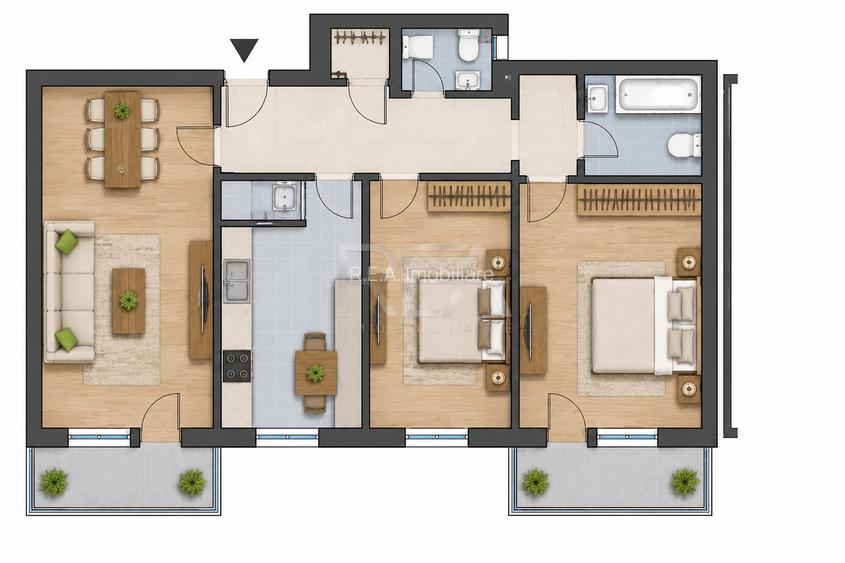 Apartament 3 Camere | Politehnica | Bloc 1978 | 2 Băi | Anvelopat - 20