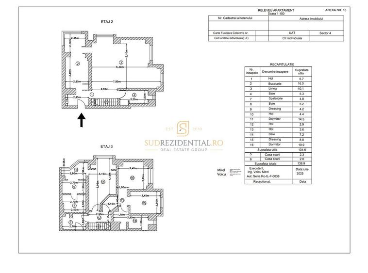 Penthouse exclusivist cu 3 camere, Calea Vacaresti, Mall Sun Plaza - 1