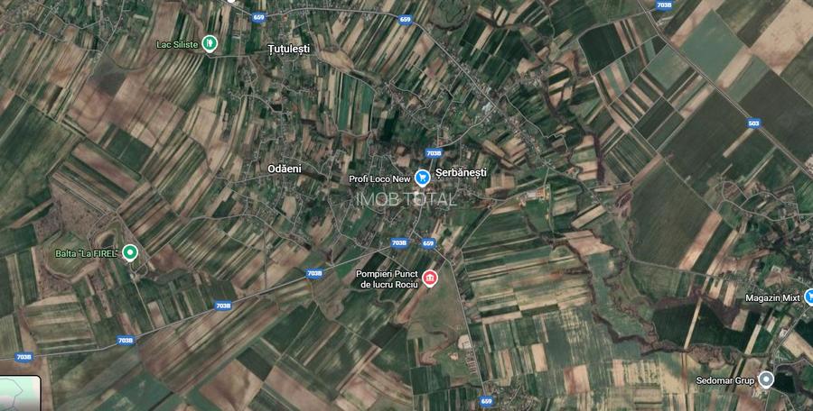 Teren intravilan de vânzare – Șerbănești, com. Rociu |  30 km de Pitești - 2