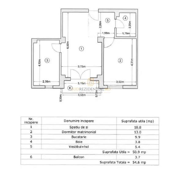 Apartament 2 camere, mobilat si utilat modern, Luica – Bd Brancoveanu - 1