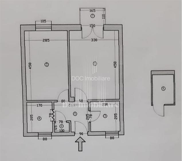 Vanzare 2 camereIBucurestii NoiICentralaI3 minute metrouIComision 0% - 8
