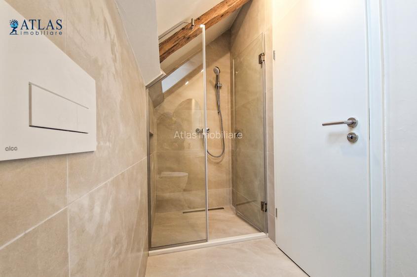 Nou amenajat, ultracentral, 100 mp., mansarda in vila, aer conditionat, parcare - 15