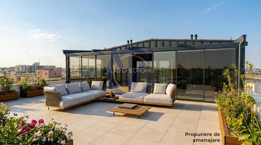Penthouse Exclusivist-Priveliste Spectaculoasa-Terase 210 mp-COMISION 0% - 3