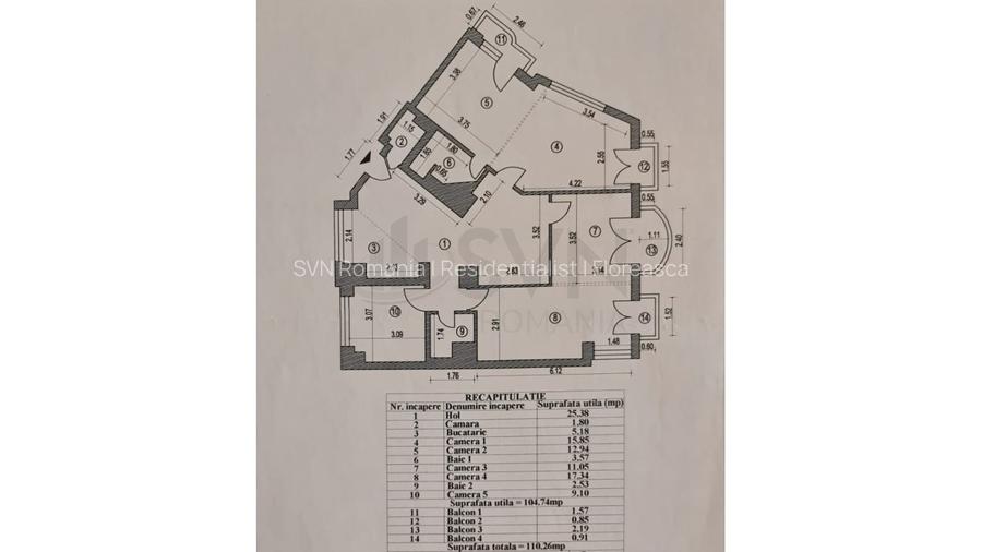 REA0105781 Apartament 5 camere l Birou - 10
