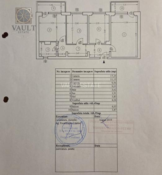 Apartament 3 camere - DECOMANDAT - mobilat/utilat 2 balcoane - Pantelimon  - 8