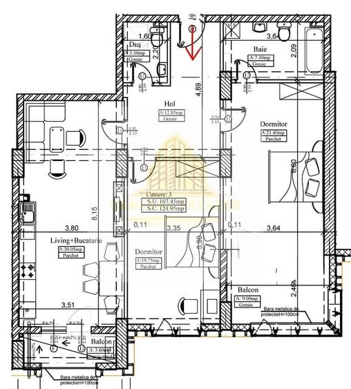 Vânzare apartament PREMIUM cu 3 camere | COPOU | 110 m.p - 30