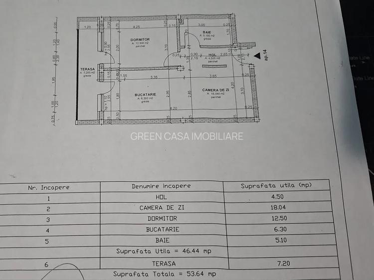 Apartament 2 camere | Zona Terra, Florești | modern, cu terasă și parcare - 8