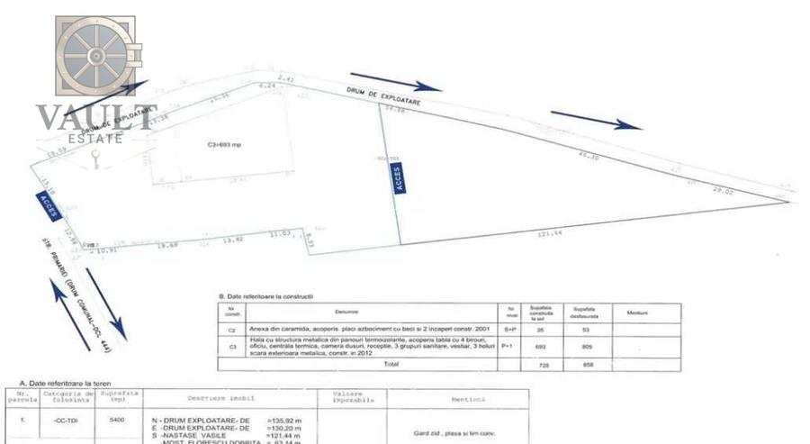 HALA 858 MP - ACCES TIR - TEREN 5400 MP - 4