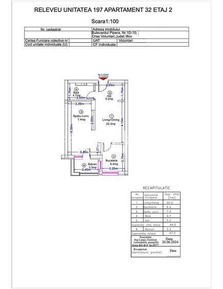 Studio tip 2 camere | MTM by the Lake | Pipera – Voluntari - 6