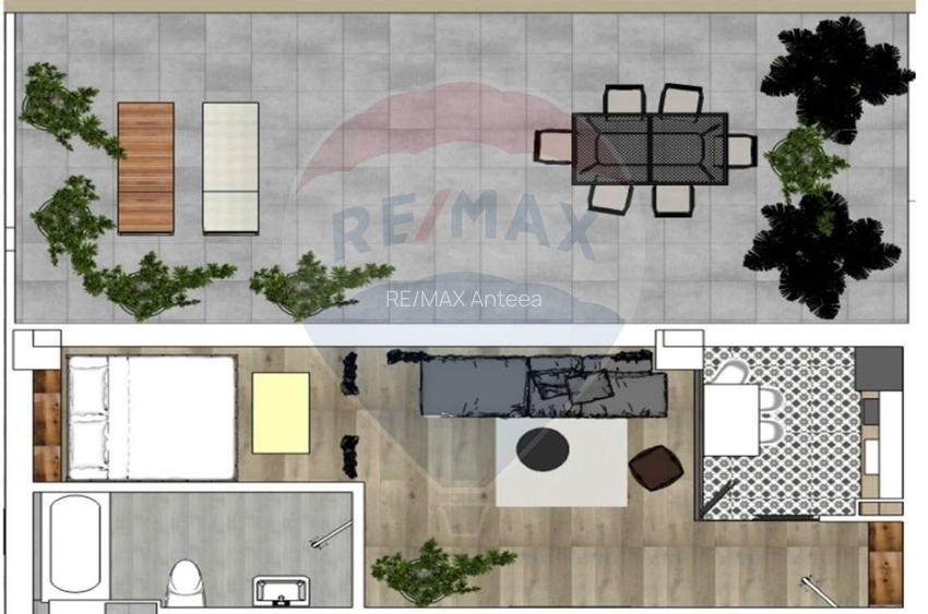 Apartament lux cu 2 camere si terasa generoasa 50 mp Pipera - 18
