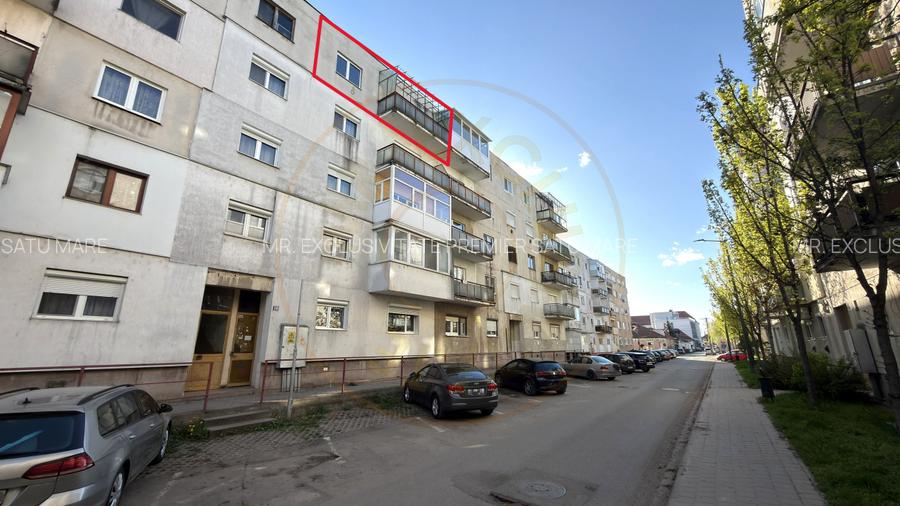 Apartament 3 camere decomandat Etaj IV, MV1 - Str.Titulescu 16 - Carei - 9