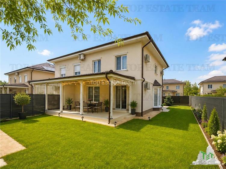 Vila Moderna de Inchiriat /Corbeanca /Duplex P+1 /Gradina Amenajata /Complet Mob - 2