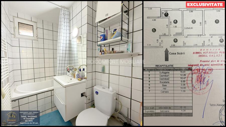 Apartament 3 camere, complet mobilat și utilat – Micro 20 - 8
