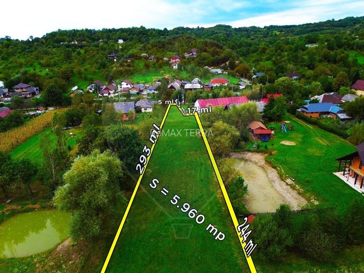 Teren de vânzare 5,960mp Unguras - 2