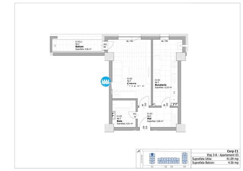 Tatarasi - 2 Baieti, apartamente clasice 1 camera, Proiect Nou! - 8