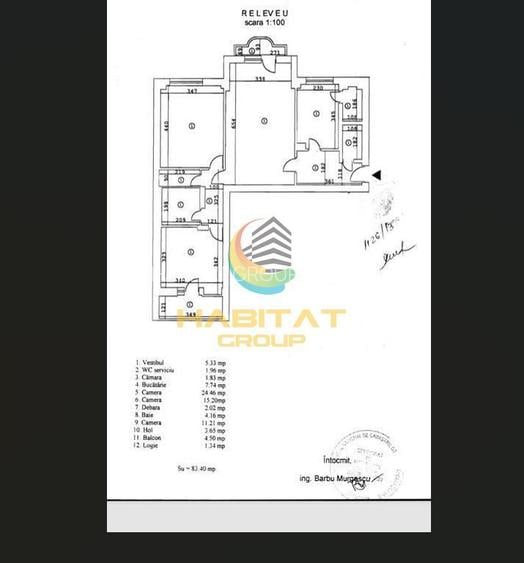 Apartament 3 Camere 83mp | Renovat | 6 min Metrou Mihai Bravu | Etaj 5/10 | - 4