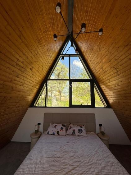 Complex A-Frame – 2 cabane construite + 3 în proiect (AC) -  suprafata 2157 mp - 5