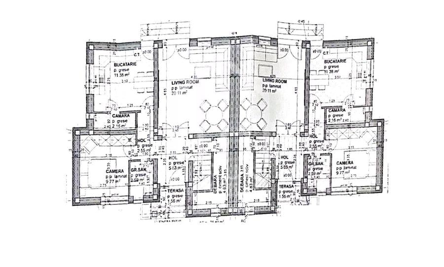 Casa cu 4 camere, 110mp utili,253mp teren, la stadiul de alb, Cisnadie - 1