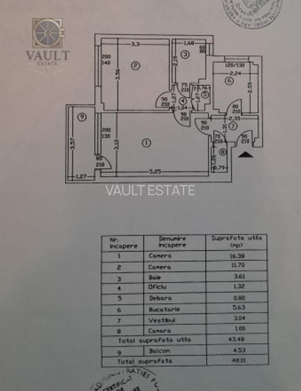 Apartament 2 camere - 2 minute METROU IANCULUI - RISC 2 - 1