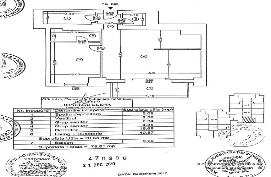 Upground | 2 camere spatioase cu o super vedere | Centrala proprie - 1