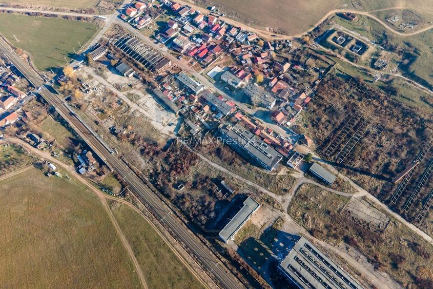 Teren industrial Orastie 13,5 ha cu hale fosta platforma industriala - 5
