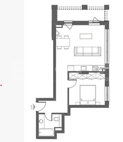 Apartament 2 camere, finisat, balcon, garaj, zona Somesului - 10