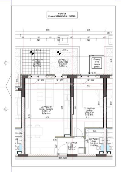 2 camere / 73mp utili / parter cu gradina/ Valletta Towers / Craiova - 3