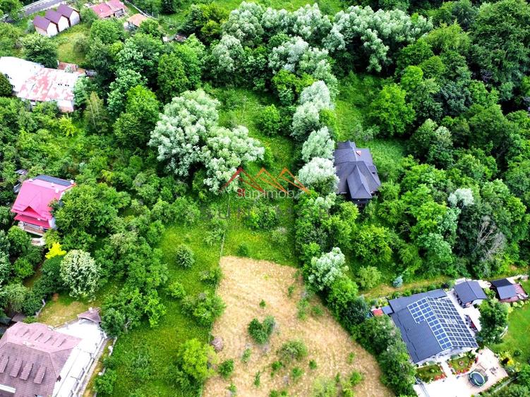 Teren 2037 mp, 17 ml deschidere, 28 euro/m2, vedere panoramica - 2