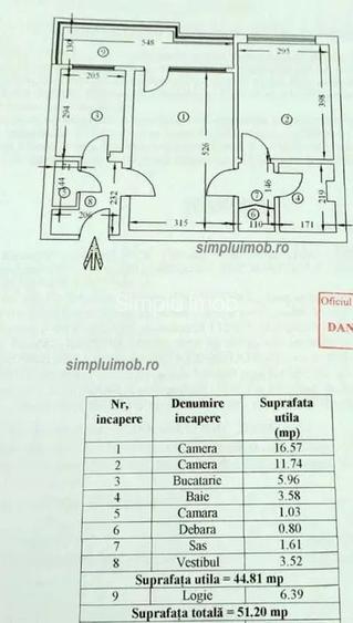 Metrou Dristor 2 camere renovat Parklake - 1