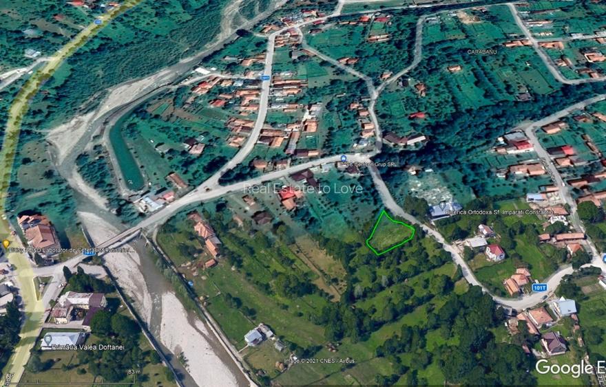 Teren in sat, cu fundație casa P+1, vedere largă, lângă rău - 14