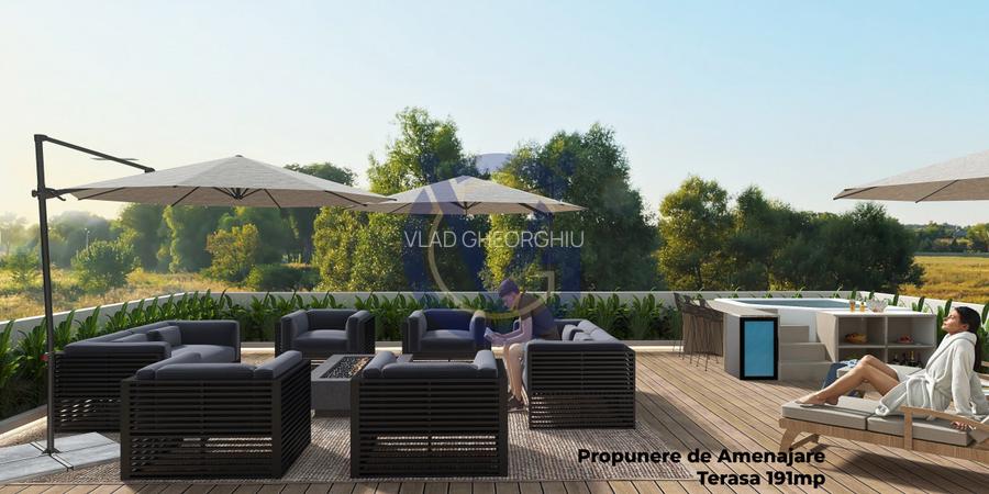 Privind in zare deasupra tuturor - PENTHOUSE unic cu terasa 191 mp - COMISION 0% - 17