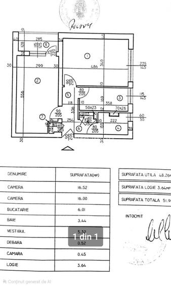 Apartament 2 camere 52 mp Emil Racovita - 3
