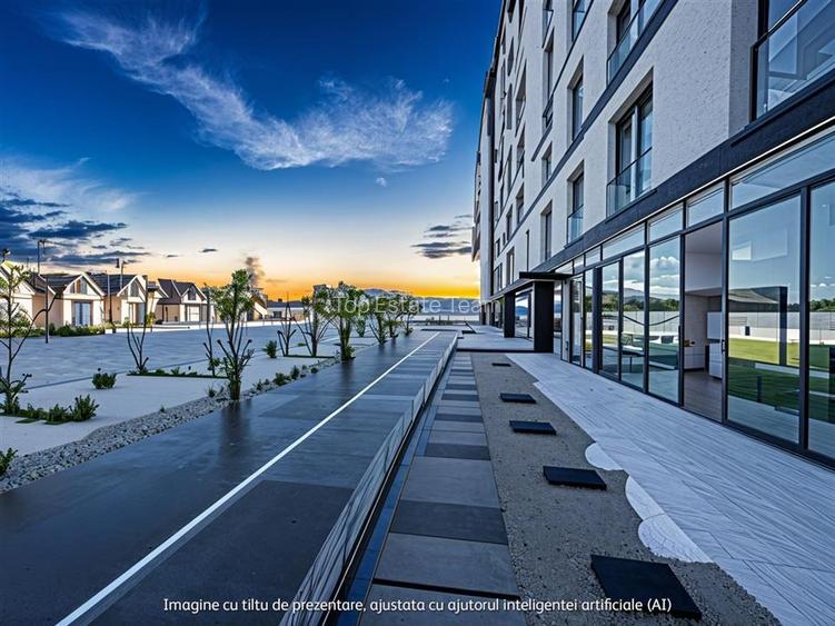 Spatiu comercial de inchiriat + terasa 73 mp langa intr-un complex /  Sectorul 6 - 6