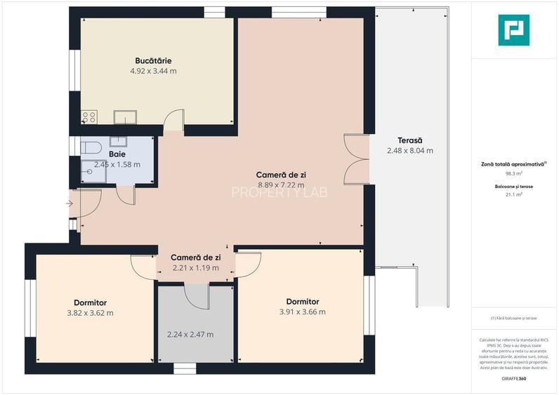 Vilă cu 3 camere în Vladimirescu - 25