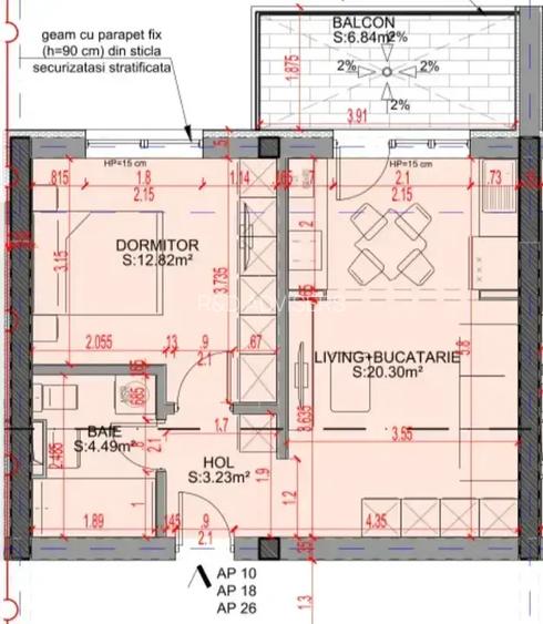 Apartament 2 camere semidecomandat super pret - metrou Nicolae Teclu - 2