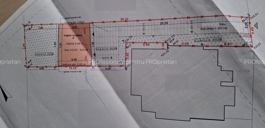 COMISION 0% Teren cu proiect de garaj/222mp/utilitati/zona Milea-Micu Klein - 2