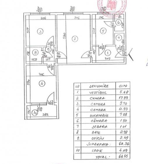 Apartament 3 camere| Drumul Taberei  | Moghioros | Metrou Raul Doamnei  | 64m |  - 11