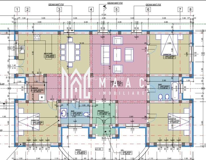 Casa stil mediteranian 4 dormitoare 800 mp teren Tocile Sibiu - 3