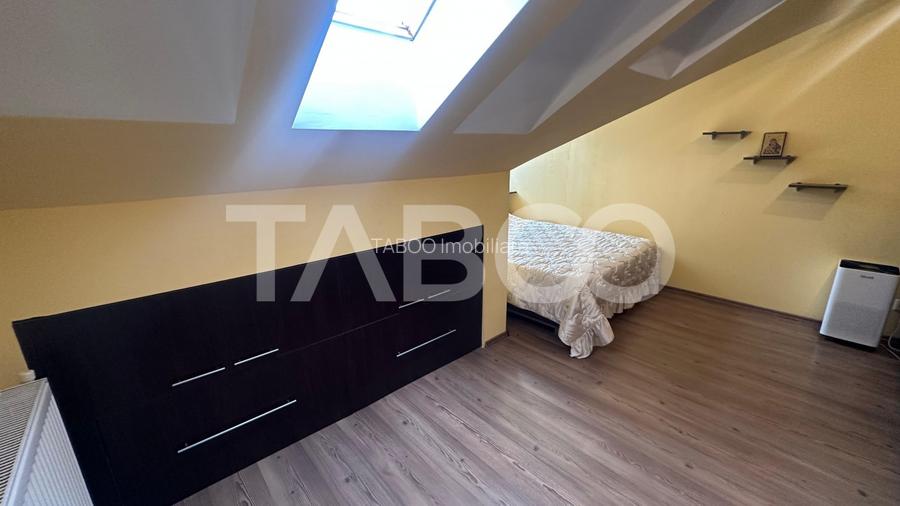 Apartament 80 mpu la mansarda 80 mpu mobilat utilat zona Rahovei Sibiu - 10