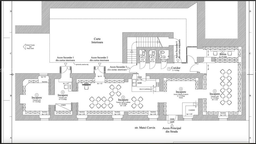 Spatiu comercial în Piața Unirii - 155 mp - 2