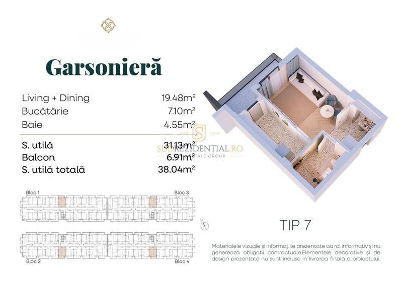 Apartament cu o camera si balcon, proiect premium langa Metrou Berceni - 4