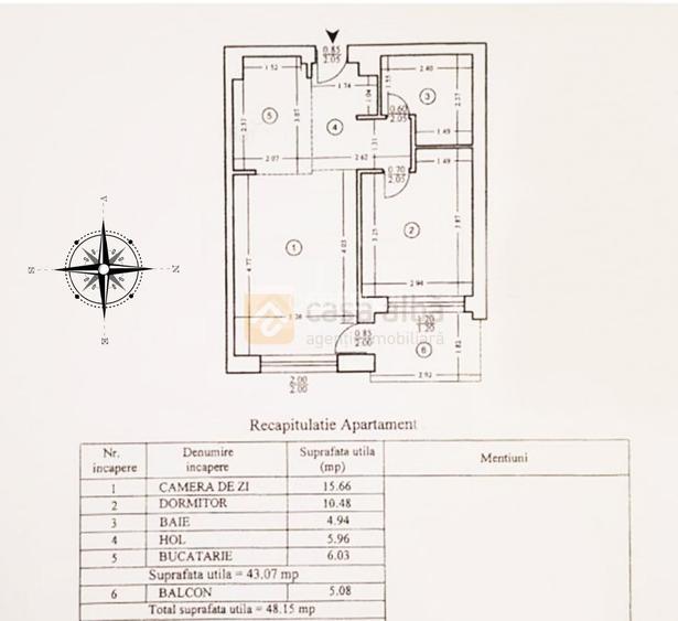Semicentral, bloc nou 2010, 2 camere mobilat si utilat, terasa, 2 lifturi - 1
