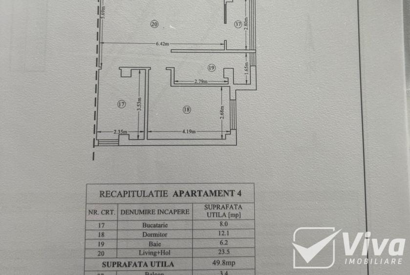 Str. Pepinierii - Ap 2 camere mobilat si utilat, etaj 1, 53 mp